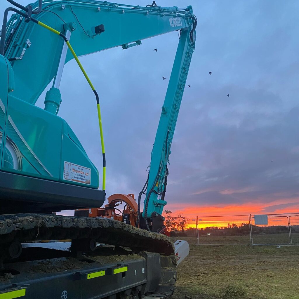 Kobelco Sunset